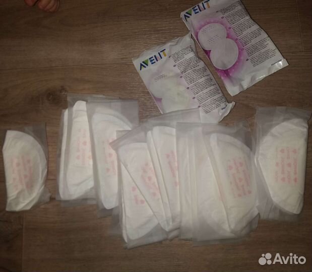 Молокоотсос avent ручной + вкладыши