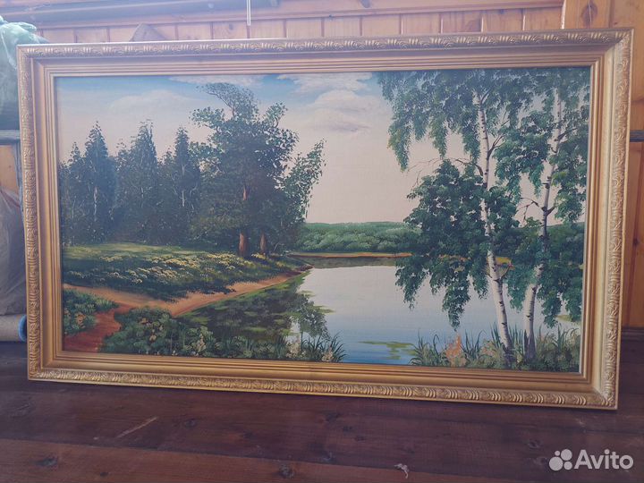 Картина маслом на холсте пейзаж