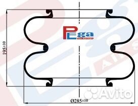 Пневморессора 608N