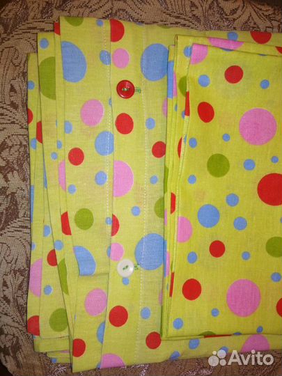 Пододеяльник и наволочка для ясельной кровати