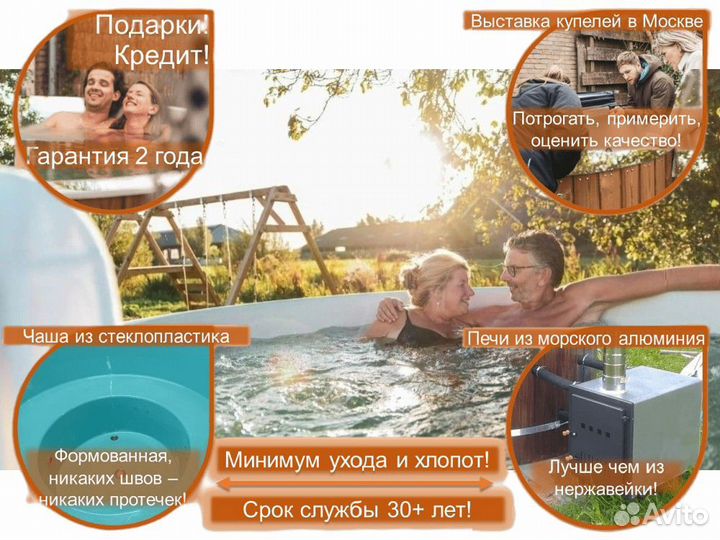 Купель с подогревом S6568W/3