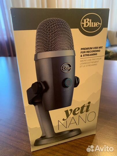 Игровой микрофон для компьютера Blue Yeti Nano