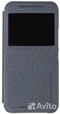 Кейс-книжка для HTC One M9 (серый, Белый)