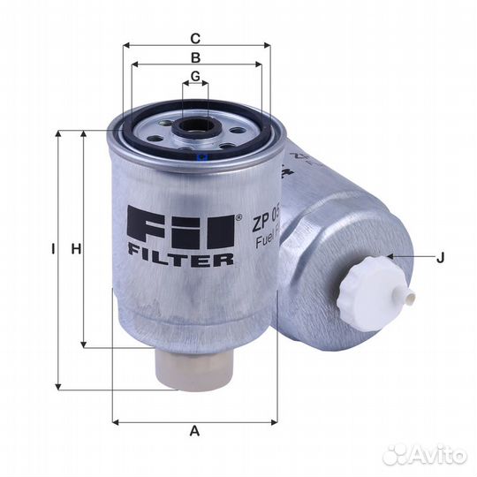 Фильтр топливный ZP05BF FIL filter