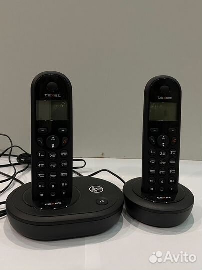Радио Телефон texet, 2 трубки