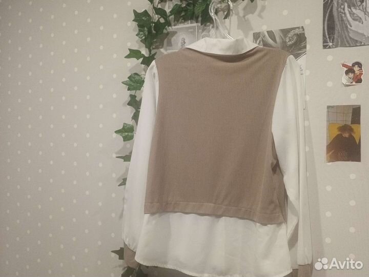 Рубашка с жилеткой