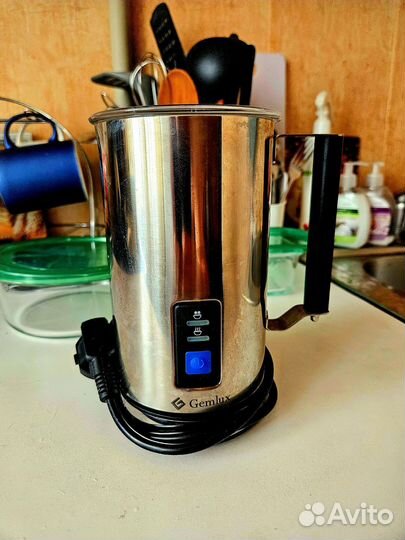 Подогреватель вспениватель молока gemlux GL-MF-05
