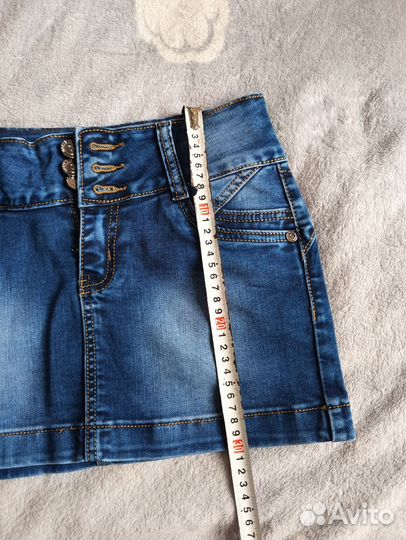 Джинсовая юбка женская 42 44