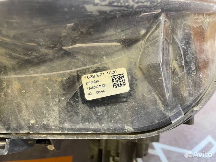 Левая фара BMW 6 GT G32 дорест оригинал