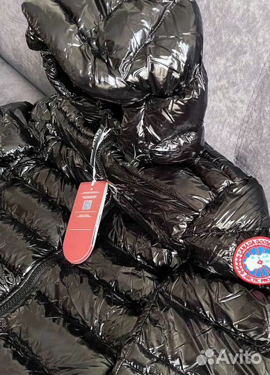 Пуховик глянцевый Canada Goose Зима