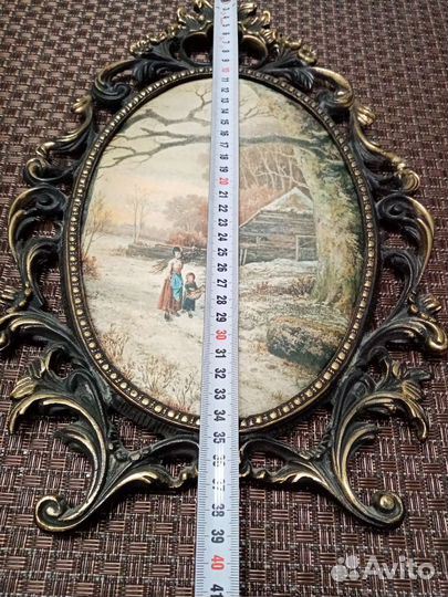 Шелкография в бронзе