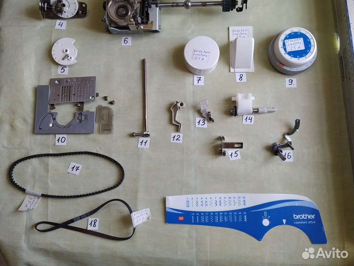 Запчасти для швейных машин brother