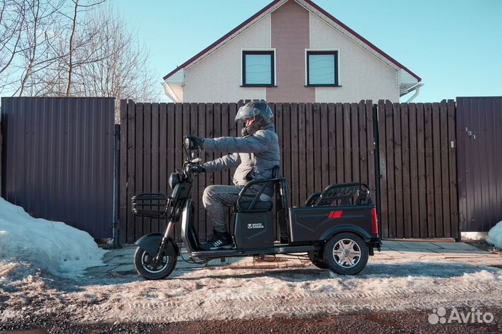 Электроскутер white siberia sibtrike MAX 2000W