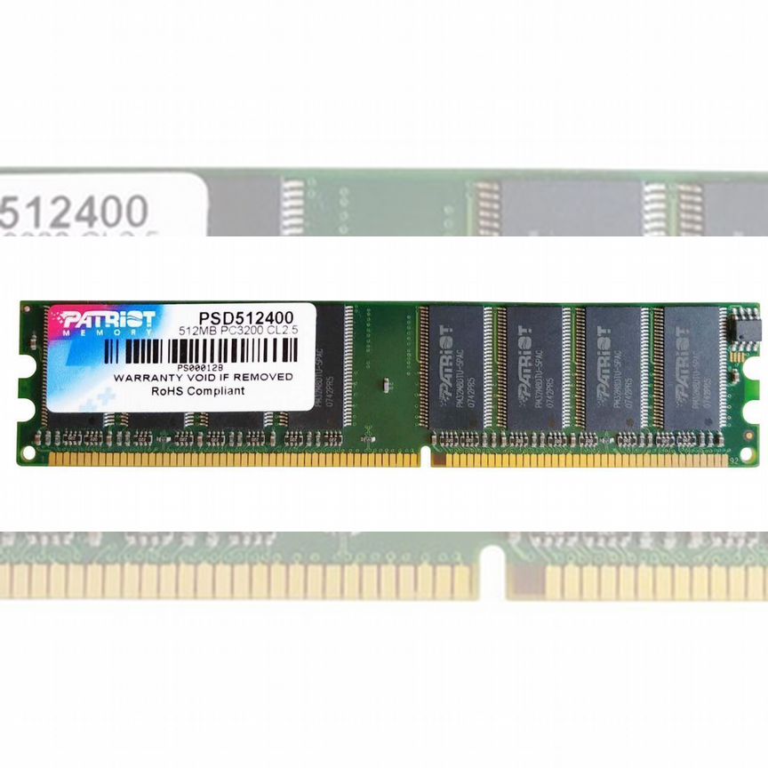 [PSD512400] Оперативная Память Patriot Ddr 512mb Psd512400