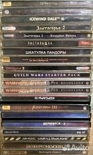 DVD диски с RPG-играми прошлых лет