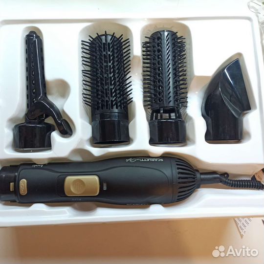 Фен расческа для укладки фен щетка легкий новый