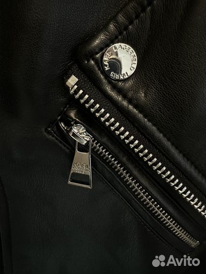 Кожаная куртка Karl lagerfeld оригинал