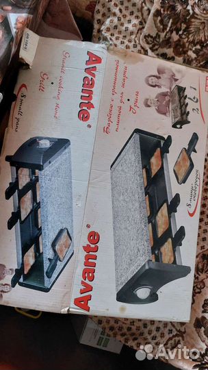 Электрогриль, барбекю с гранитной плитой