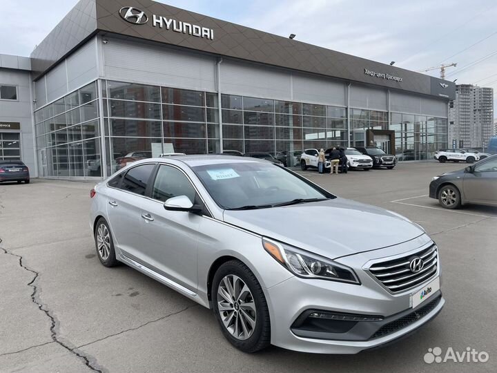 Hyundai Sonata 2.4 AT, 2016, 108 000 км