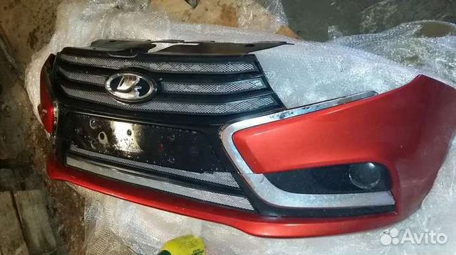 Бампер передний Лада Веста в цвет