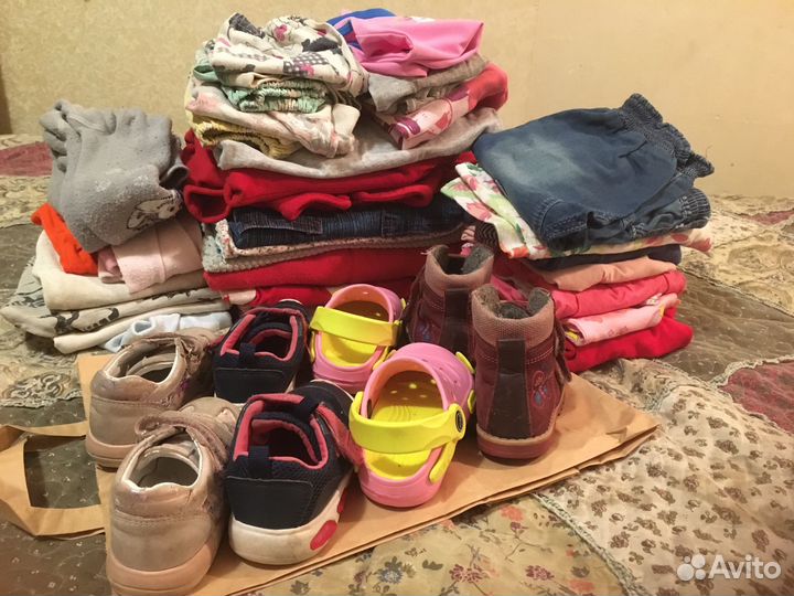 Вещи пакетом для девочки 1 год