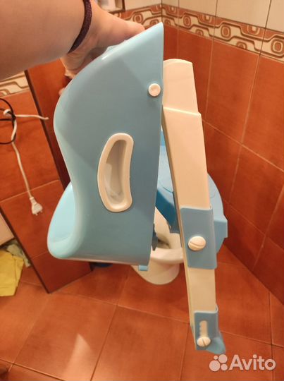 Сидушка на унитаз со ступенькой