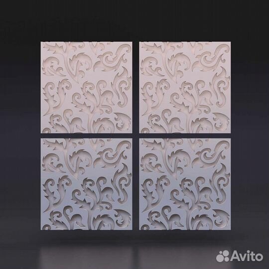 Гипсовая 3D панель 