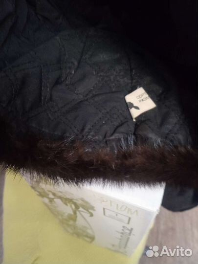 Шапка норковая женская 58 размер