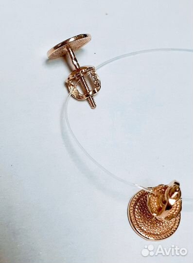 Серьги золотые 585-й пробы