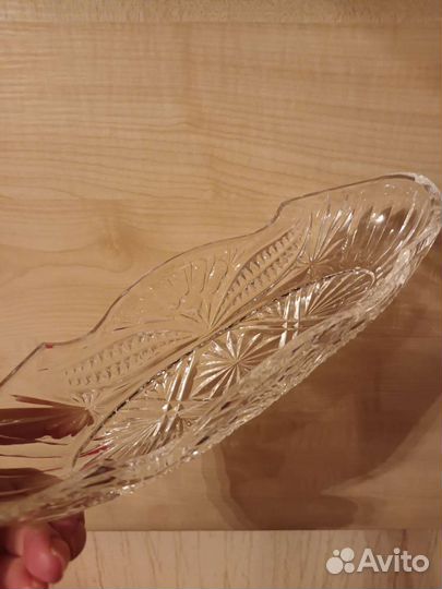 Салатник хрустальный