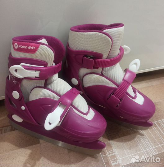 Коньки детские раздвижные р 30-33