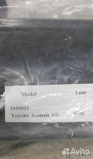 Дефлекторы окон Toyota Avensis 4dr 97-02 V-Star D1