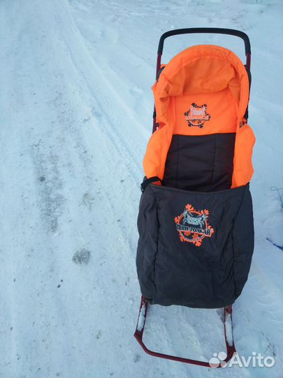 Коляска санки