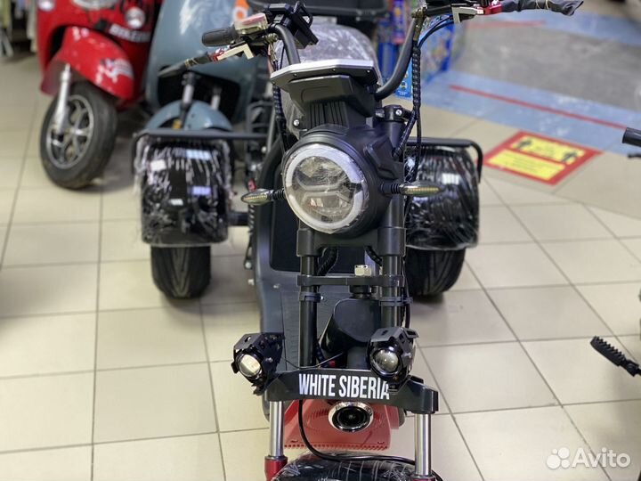 Электроскутер White Siberia Pro Trike 3000W