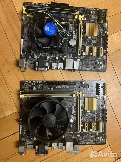 Материнская плата 1150 asus h81m-plus