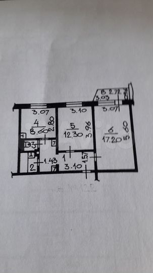 2-к. квартира, 51,3 м², 4/9 эт.