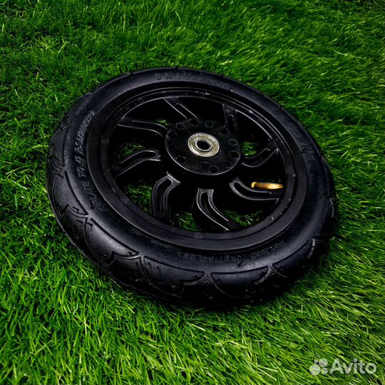 Колесо самоката надувное 200 мм Черное