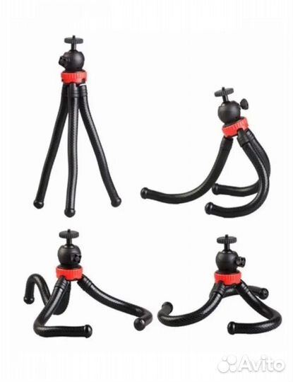 Штатив для телефона гибкий трипод тренога