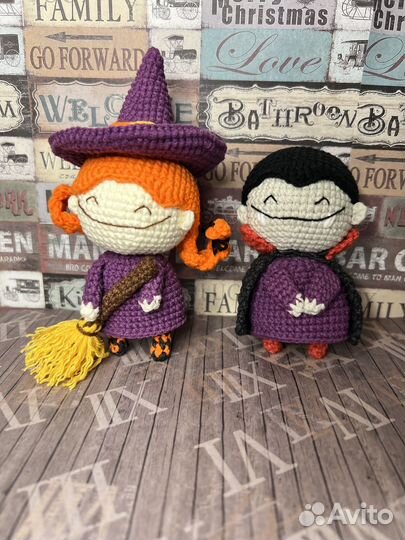 Игрушка ведьма и вампир заказ