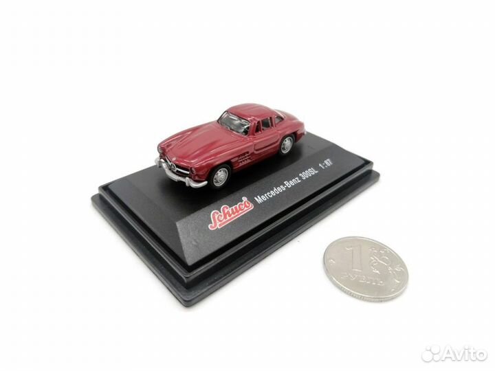 Модель автомобиля Schuco Mercedes-Benz 300SL 1:87