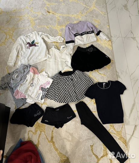 Вещи пакетом на девочку 140/9 лет