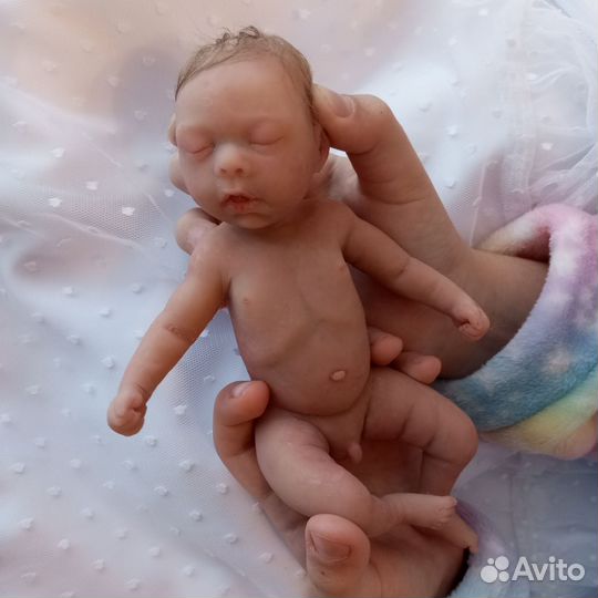 Силиконовая кукла мини реборн