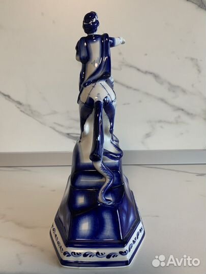 Гжель Медный всадник авторская работа