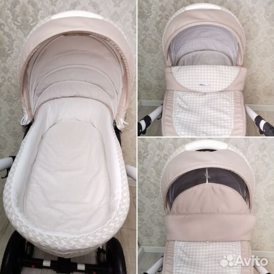 Коляска adamex 3 в 1 в отличном состоянии