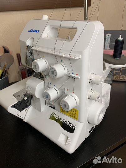 Оверлок juki mo 654 den