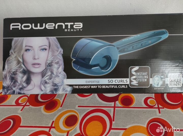 Щипцы rowenta CF3610 для завивки волос новые