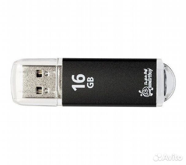 Флеш-накопитель Smartbuy V-Cut USB 2.0 16GB, черны