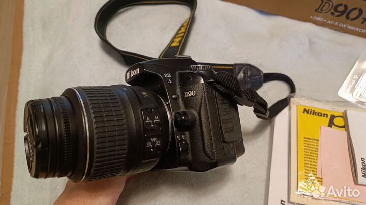 Фотоаппарат nikon d90 + объектив 18-55mm