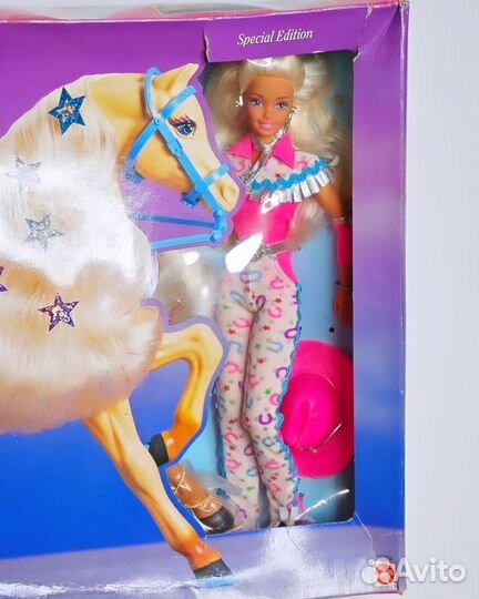 Show Parade Barbie with her Star Stampin Horse