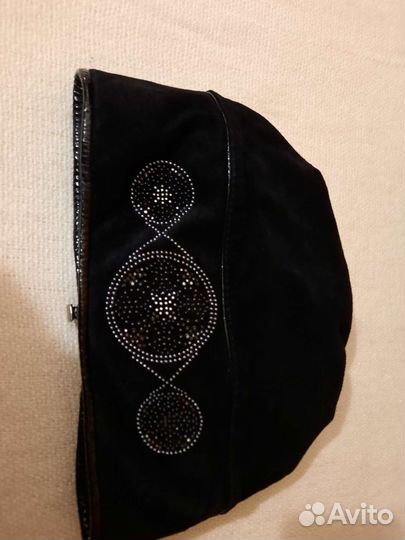 Шапка женская натуральная кожа